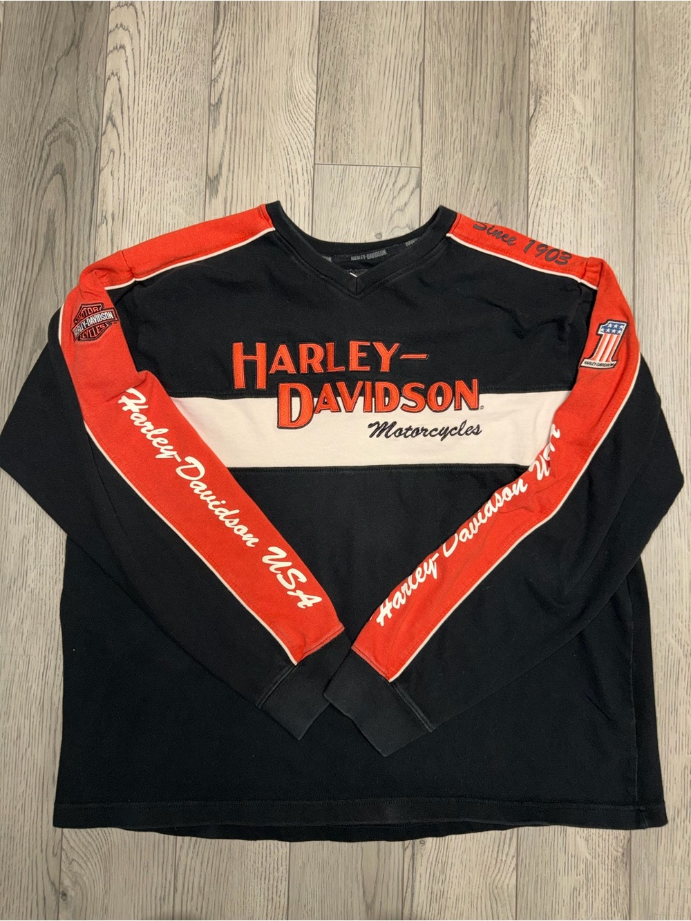 Vintage Y2K 2007 Harley Davison crewneck sweatshirt